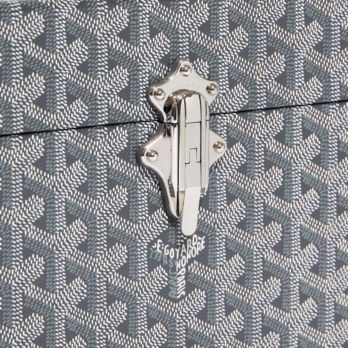 Goyard Cassette Trunk Bag Grey - Image 6